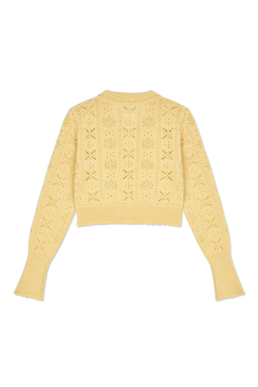 Ioedle - Flower Bomb Knit Cardigan (Yellow) product image 4 | TRAB K-Fashion Australia