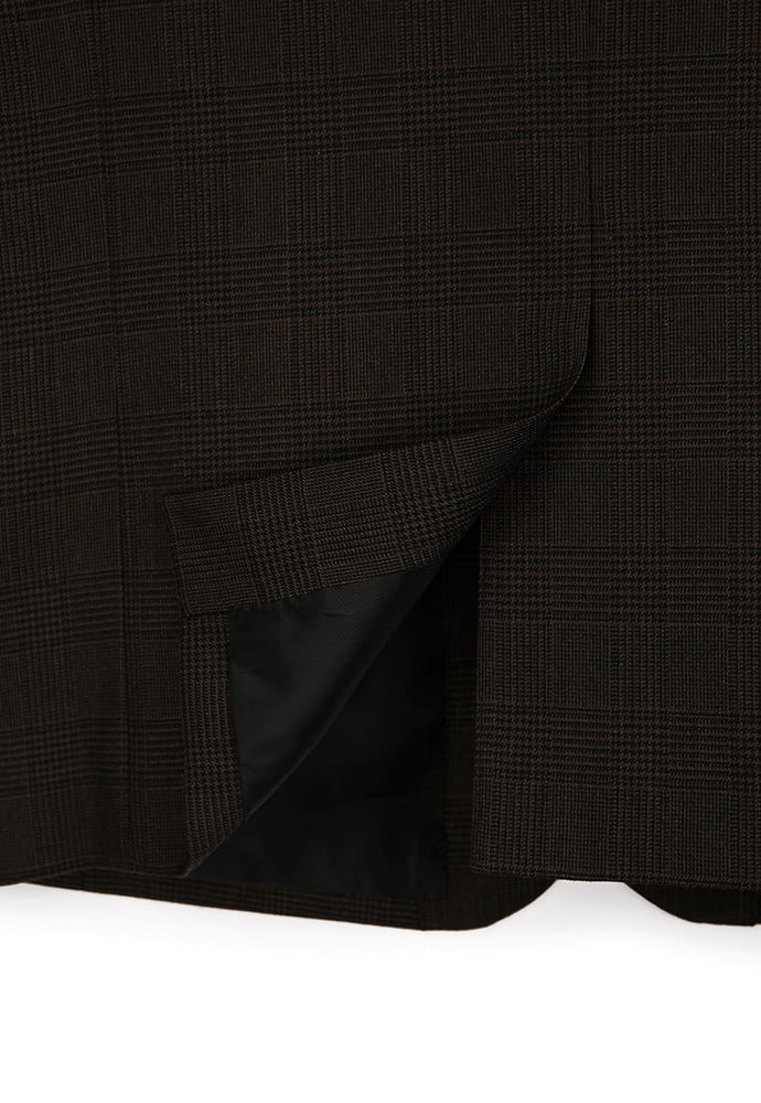 Tonywack - Signature 2-Button Blazer (Dark Brown Check) product image 13 | TRAB K-Fashion Australia