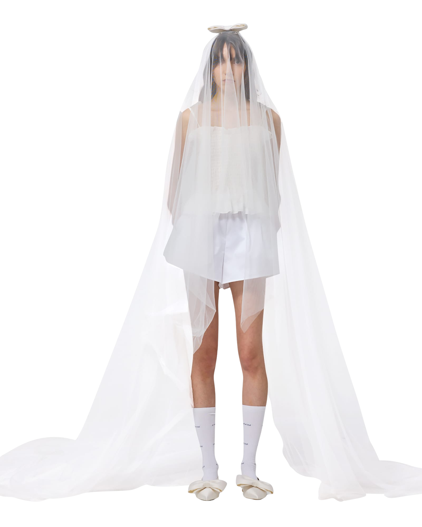 Kimhe Kim - Seersucker Smoked Top (White) product image 17 | TRAB K-Fashion Australia
