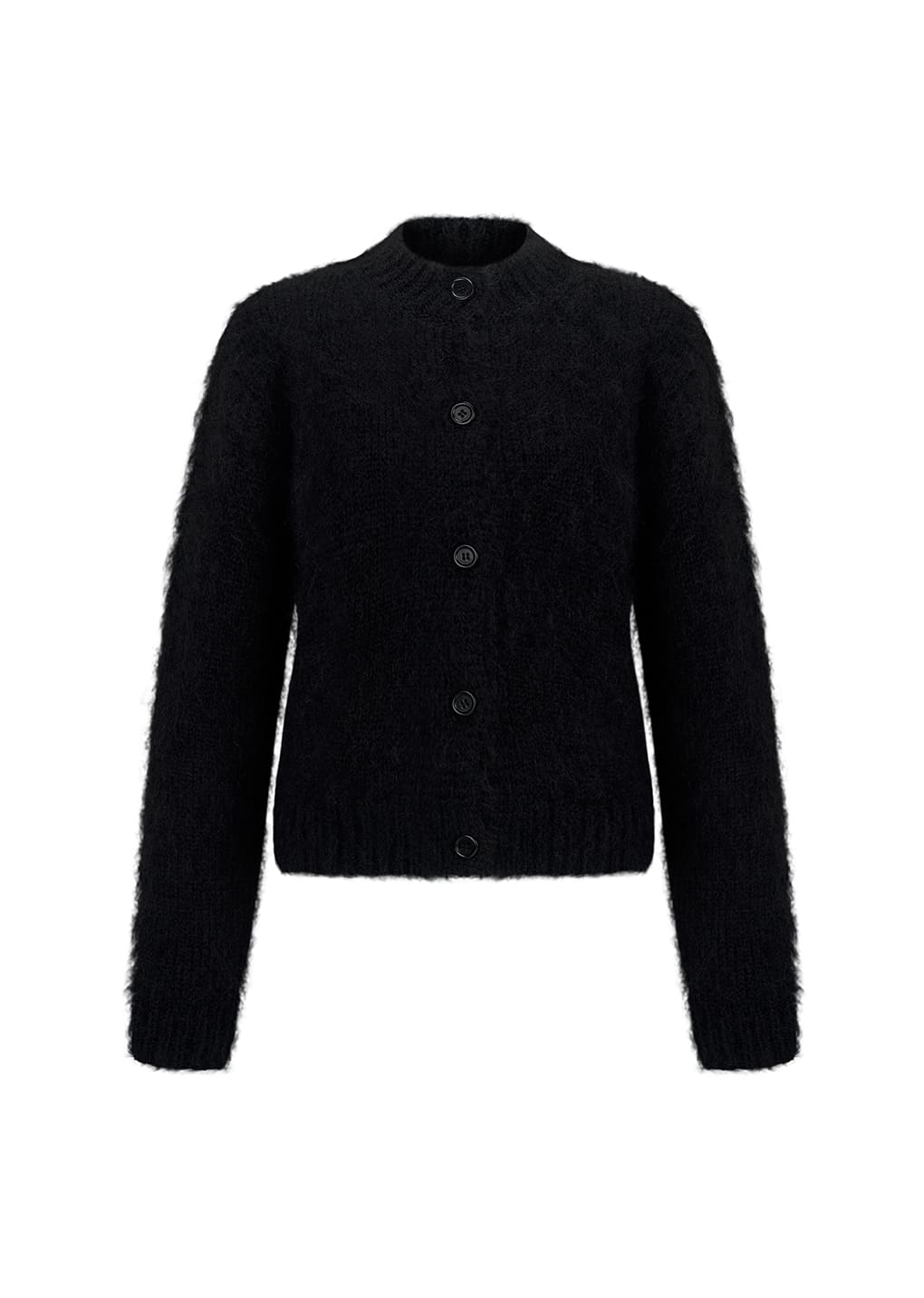 Amomento - mohair bulky cardigan (Black) product image 11 | TRAB K-Fashion Australia