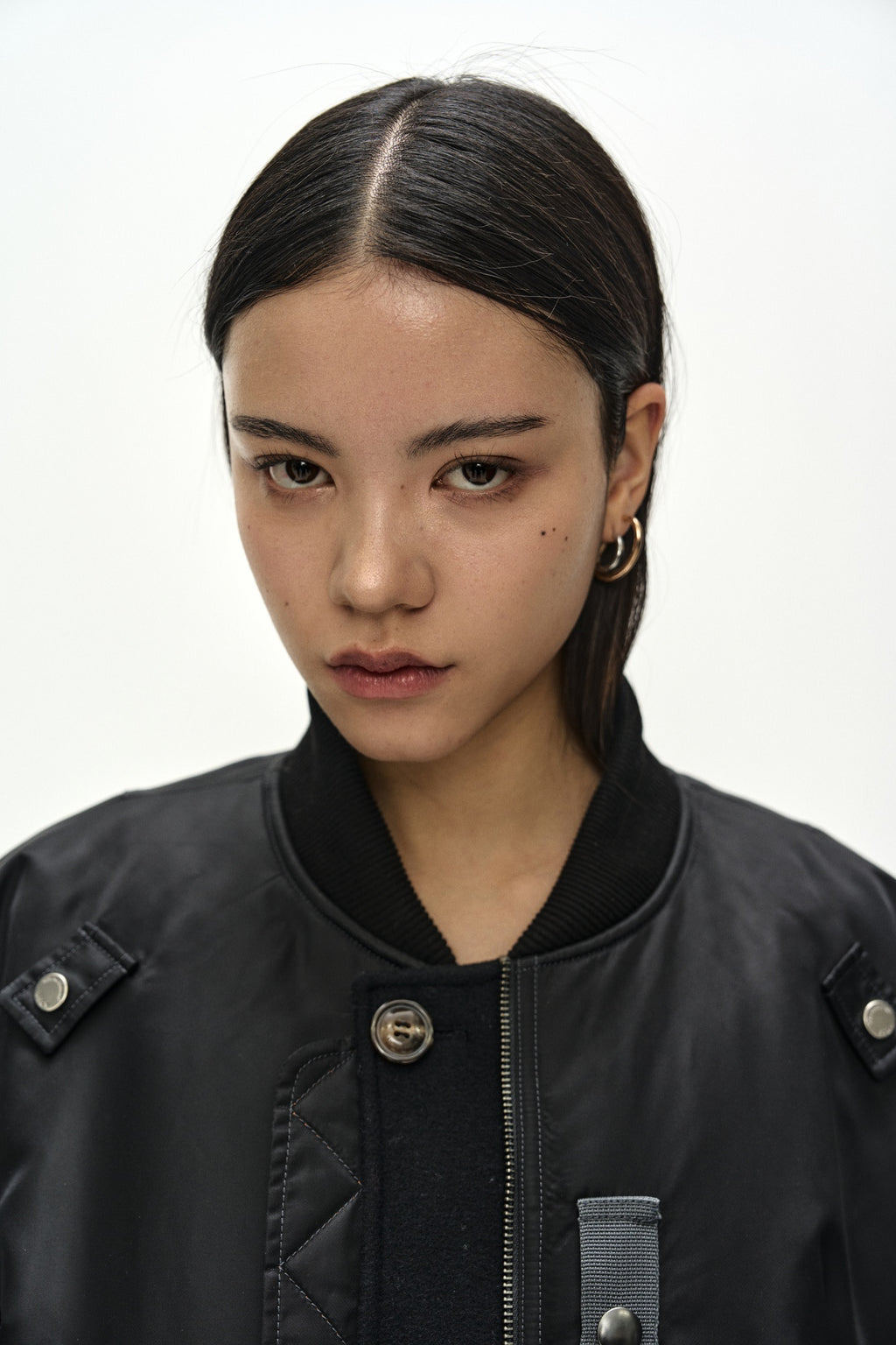 Andersson Bell - Unisex Deconstructed Layered Bomber Coat (Black) product image 9 | TRAB K-Fashion Australia