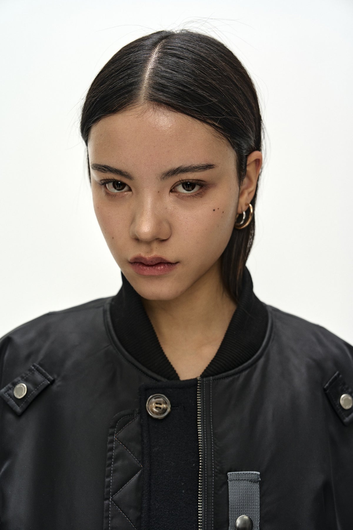 Andersson Bell - Unisex Deconstructed Layered Bomber Coat (Black) product image 9 | TRAB K-Fashion Australia