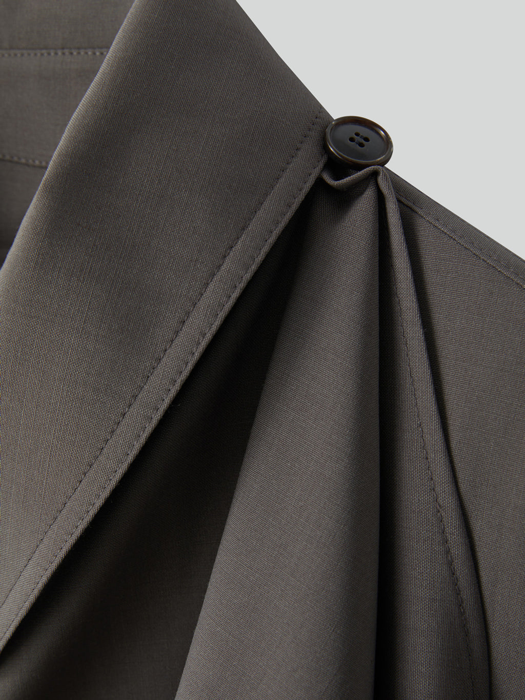 Recto - Muffler Wrap Coat (Sepia Grey) product image 6 | TRAB K-Fashion Australia