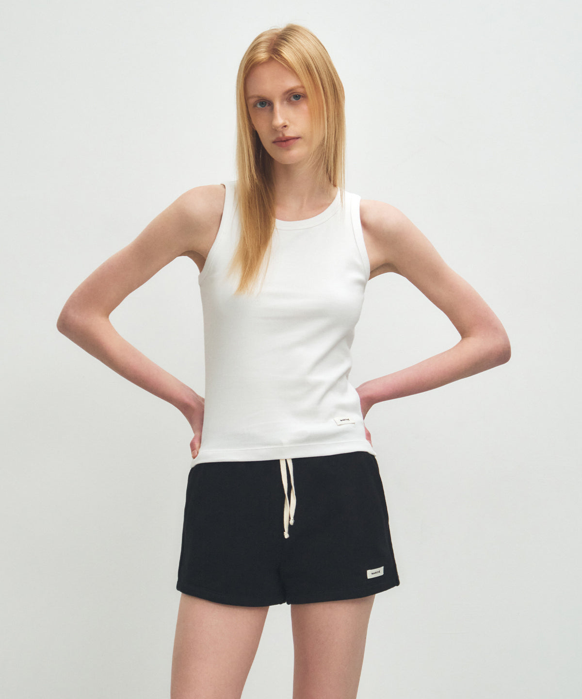 Marithe & Francois Girbaud - Basic Sleeveless (White) product image 1 | TRAB K-Fashion Australia