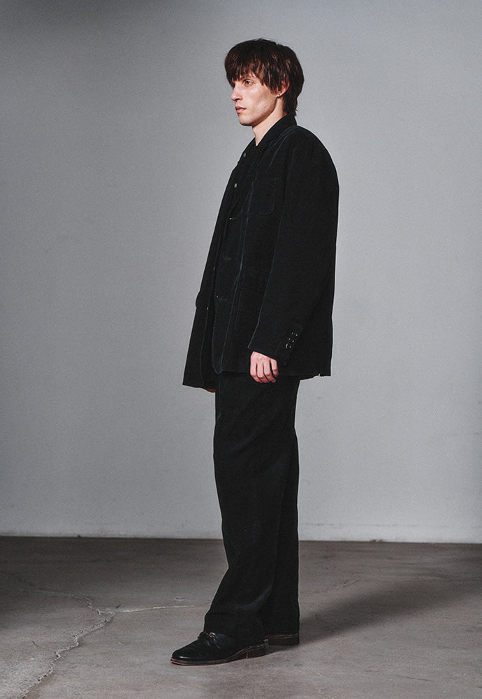 Art if acts - Garment Washed 3 Button Corduroy Blazer (Black) product image 2 | TRAB K-Fashion Australia