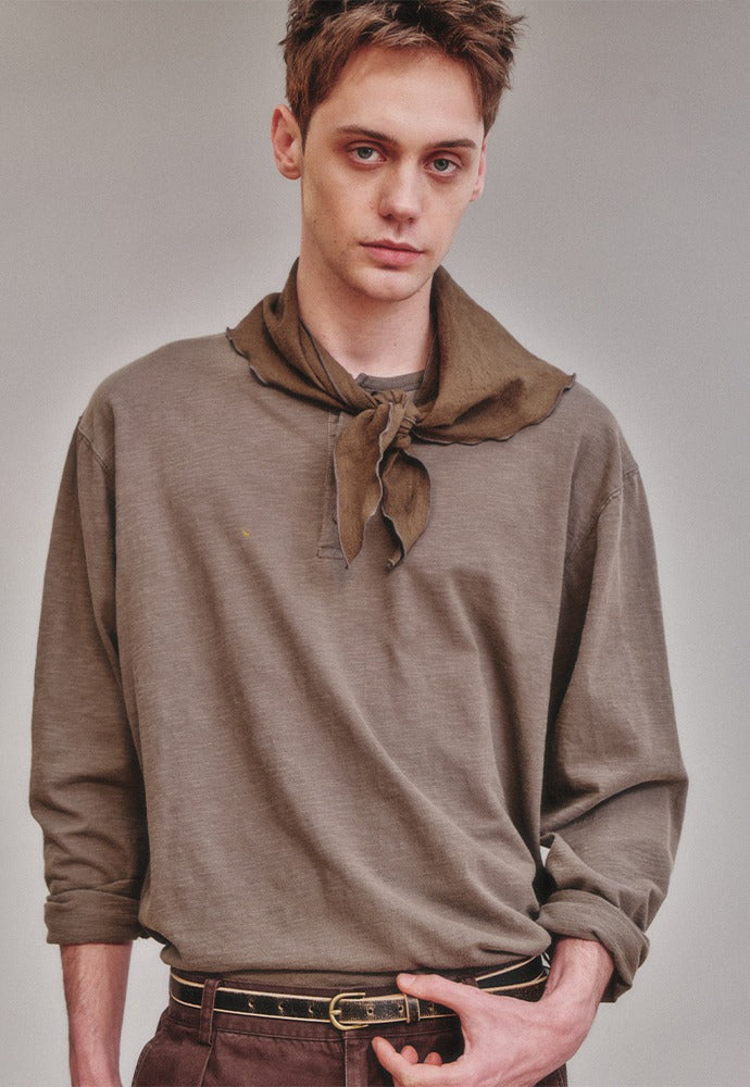 Art if acts - Linen Scarf (Wood) product image 1 | TRAB K-Fashion Australia