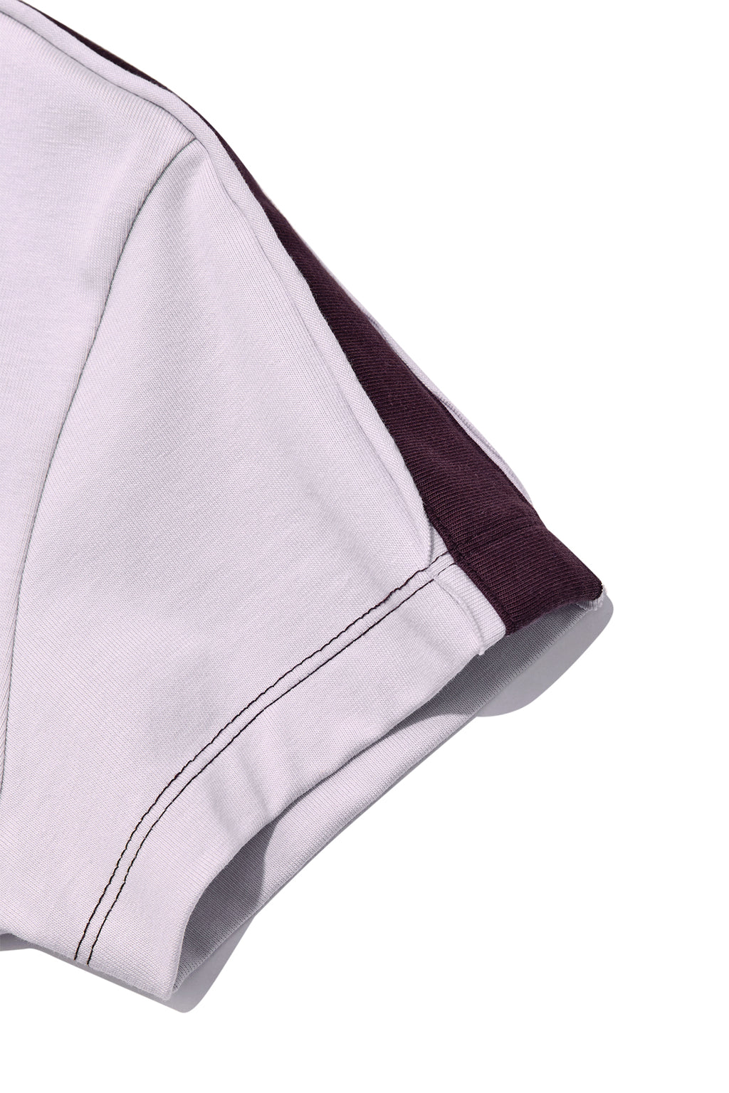 Matin Kim - Color Line Point Logo Crop Top (Lilac) product image 4 | TRAB K-Fashion Australia