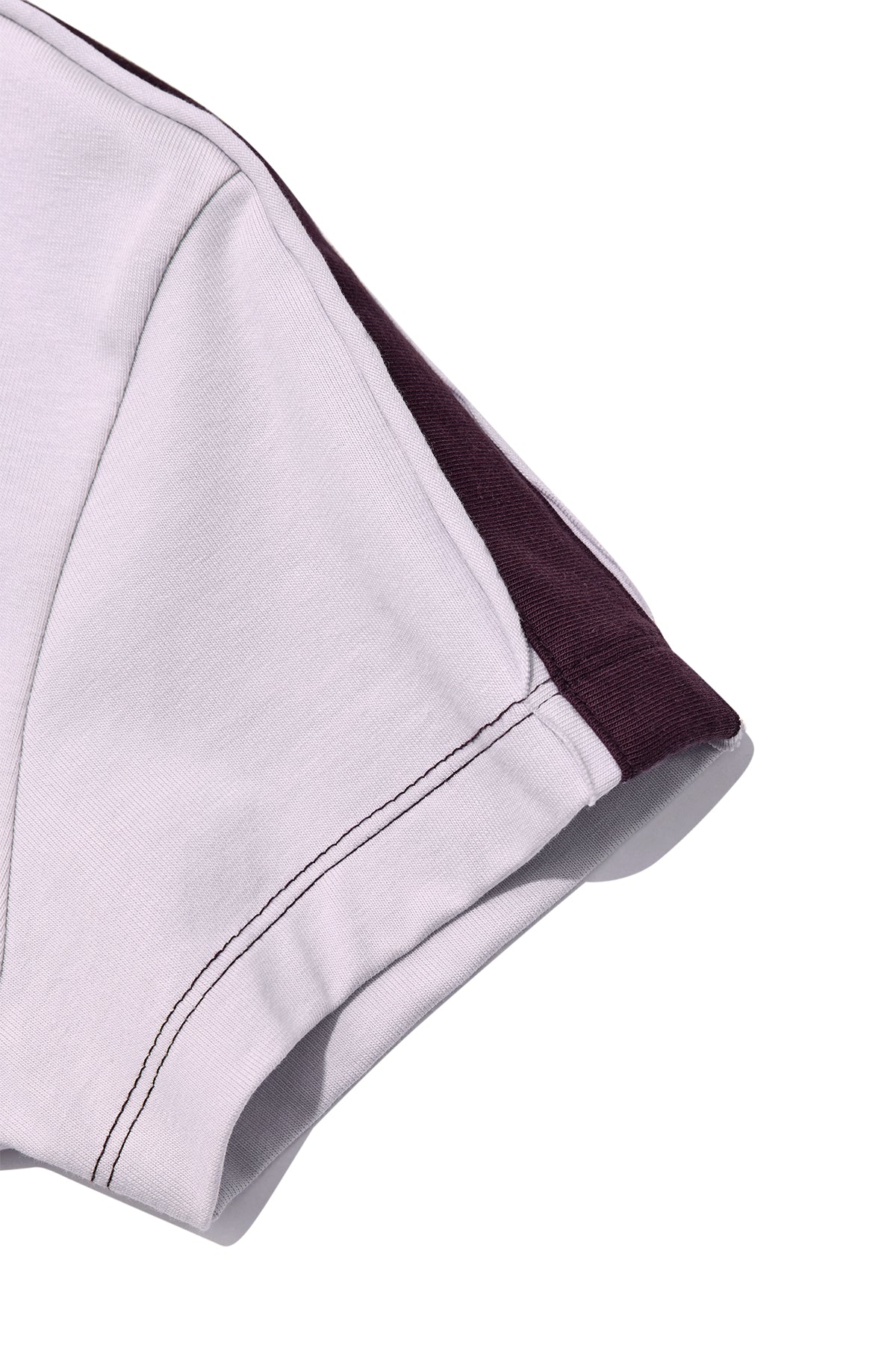 Matin Kim - Color Line Point Logo Crop Top (Lilac) product image 4 | TRAB K-Fashion Australia