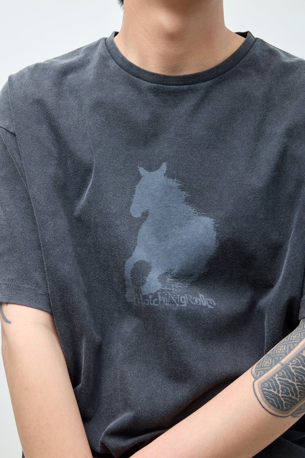 Hatchingroom - Horse Tee (Black) product image 11 | TRAB K-Fashion Australia