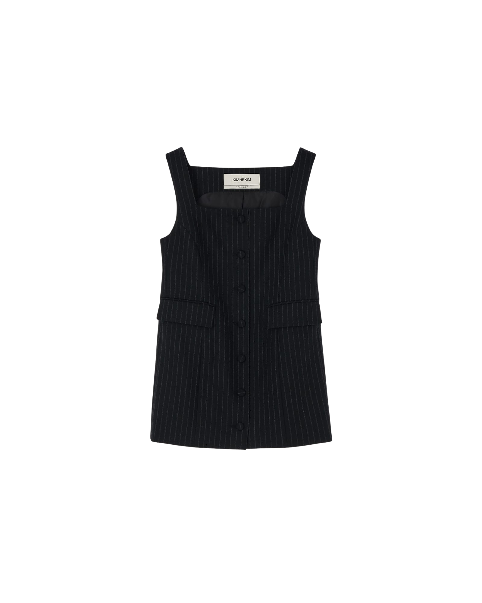 Kimhe Kim - Striped Sleeveless Mini Dress (Navy) product image 6 | TRAB K-Fashion Australia