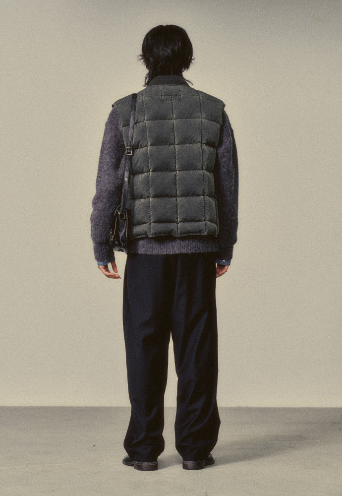 Art if acts - Garment Washed Quilted Vest (Faded Black) product image 3 | TRAB K-Fashion Australia