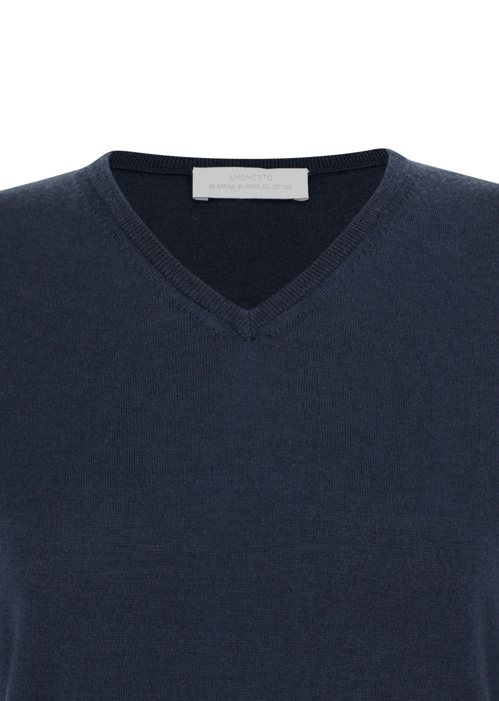 Amomento - Wool V-neck Knit (Navy) product image 4 | TRAB K-Fashion Australia