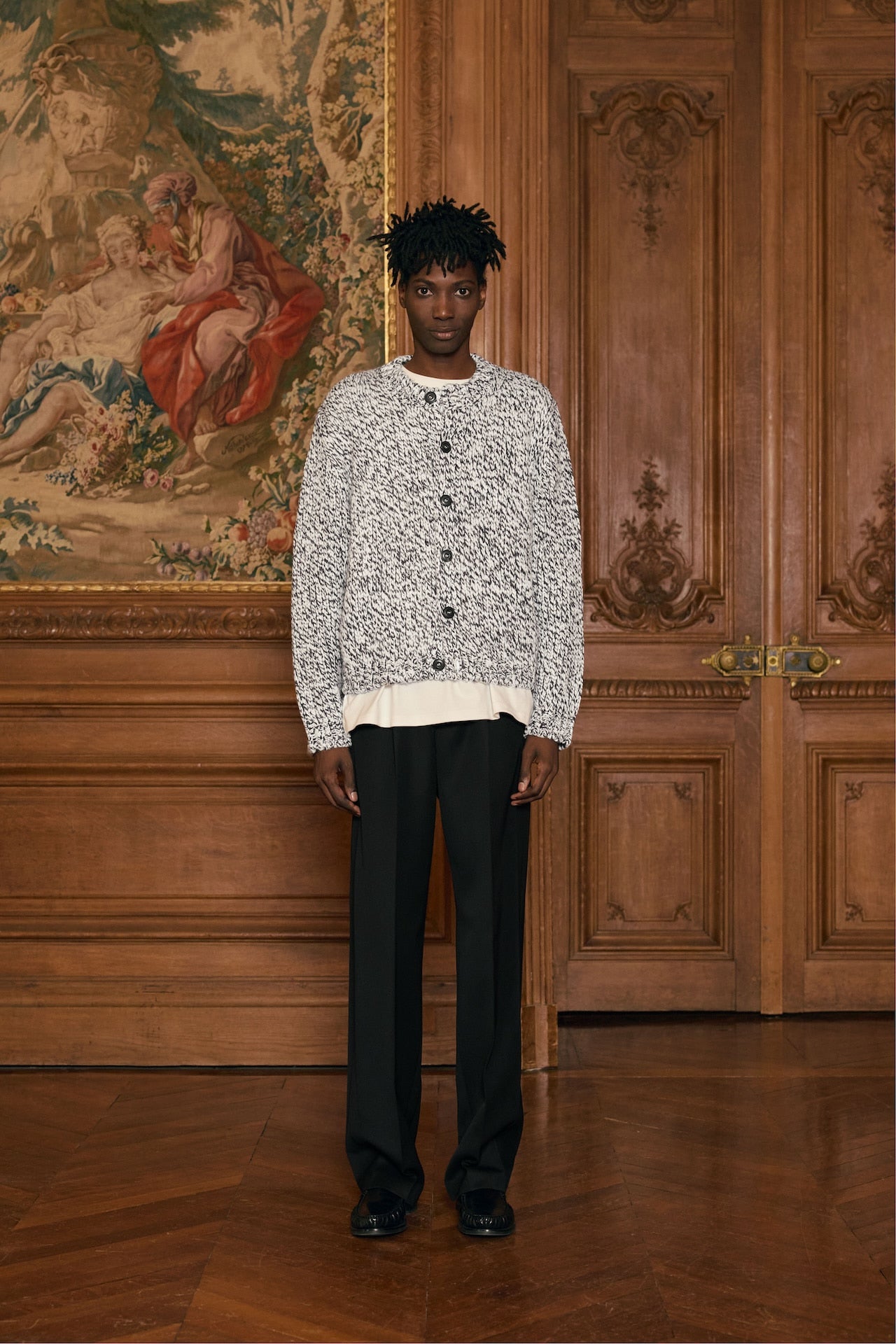 STU - Heather Round Neck Cardigan (OC) product image 10 | TRAB K-Fashion Australia