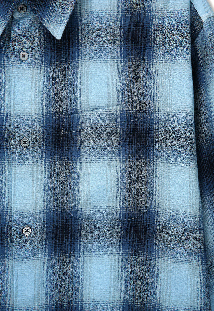 Art if acts - Marieta Ombre Check Shirts (Liberty Blue) product image 10 | TRAB K-Fashion Australia