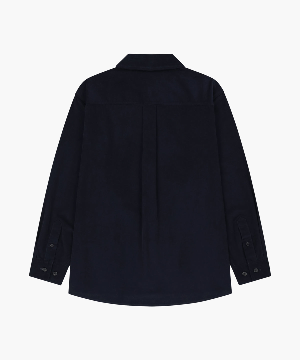 Marithe & Francois Girbaud - Micro Classic Logo Corduroy Shirt (Navy) product image 6 | TRAB K-Fashion Australia