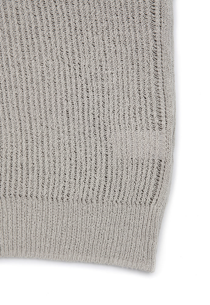 Art if acts - Plain Knit Vest (Light Grey) product image 8 | TRAB K-Fashion Australia