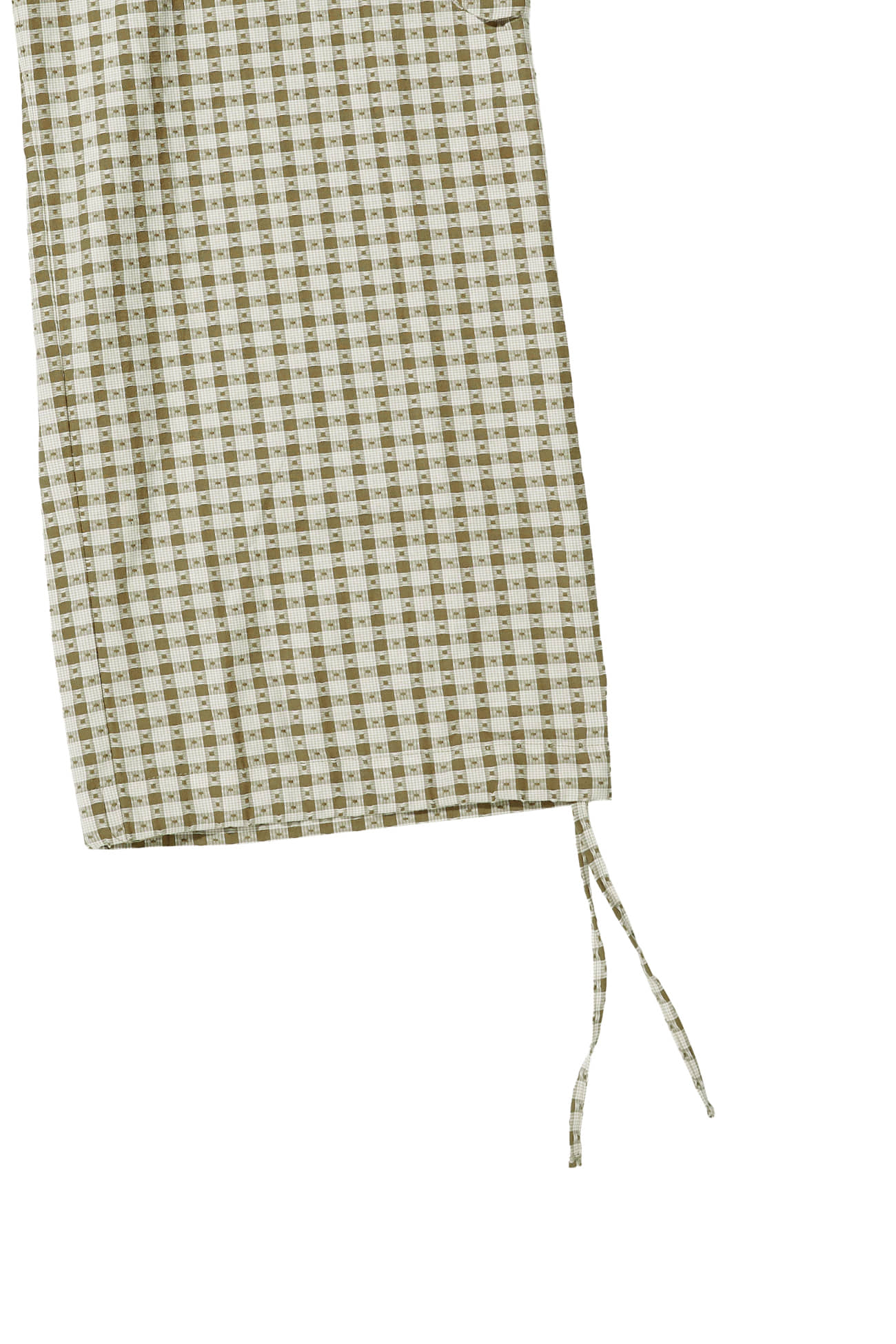 Deinet - Deinet Check Cargo String Pants (Beige) product image 6 | TRAB K-Fashion Australia