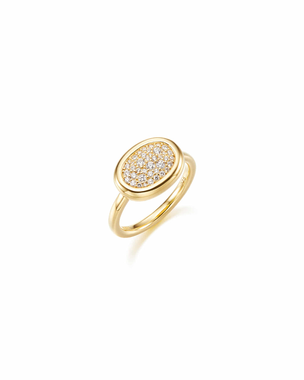 Numbering - Pave Oval Ring #3605 product image 5 | TRAB K-Fashion Australia