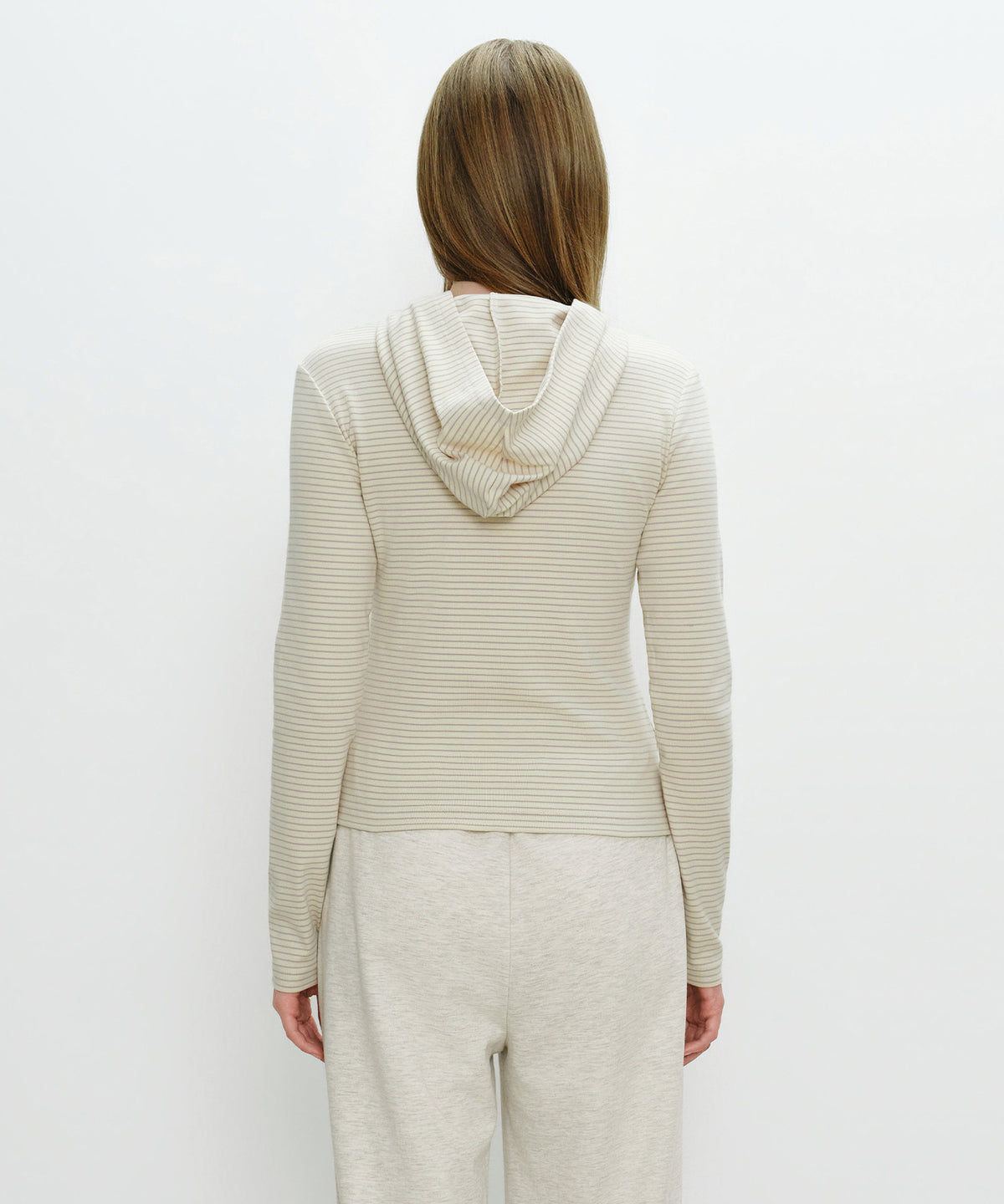 Marithe & Francois Girbaud - Basic Hoodie Long Sleeve (Butter) product image 3 | TRAB K-Fashion Australia