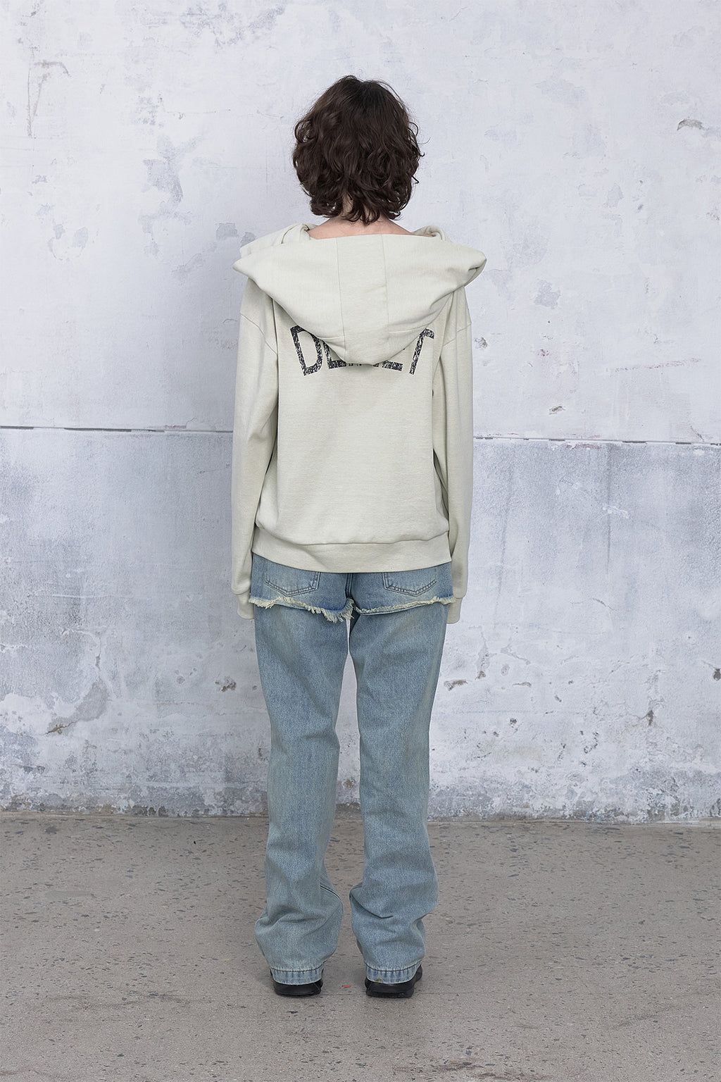 Deinet - Big Hooded Sweat Pullover (Oatmeal) product image 8 | TRAB K-Fashion Australia