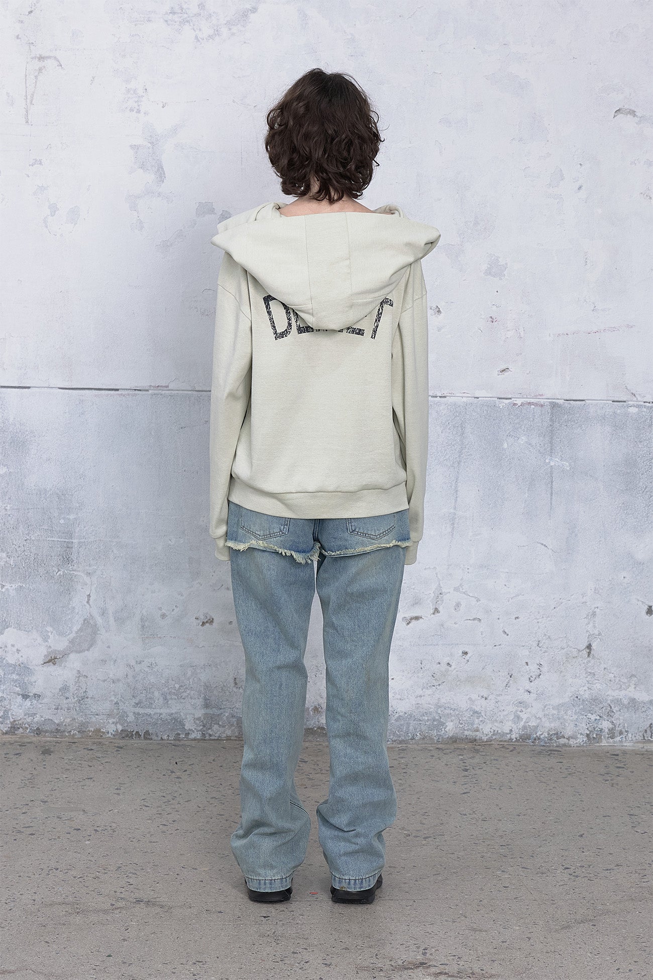 Deinet - Big Hooded Sweat Pullover (Oatmeal) product image 8 | TRAB K-Fashion Australia