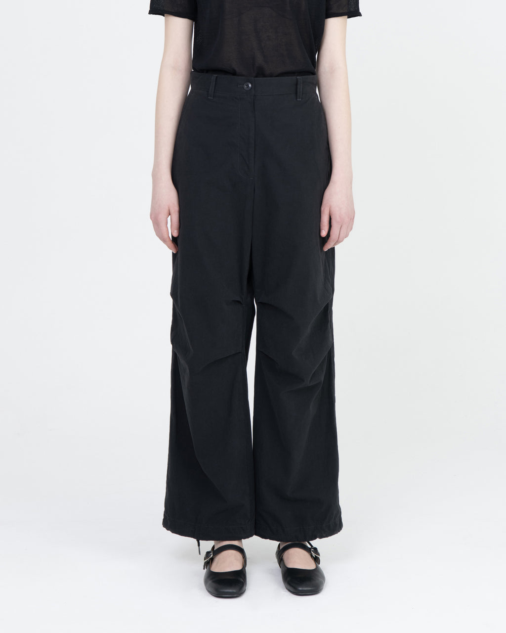 Brownyard - Washed Parachute Pants (Black) product image 1 | TRAB K-Fashion Australia