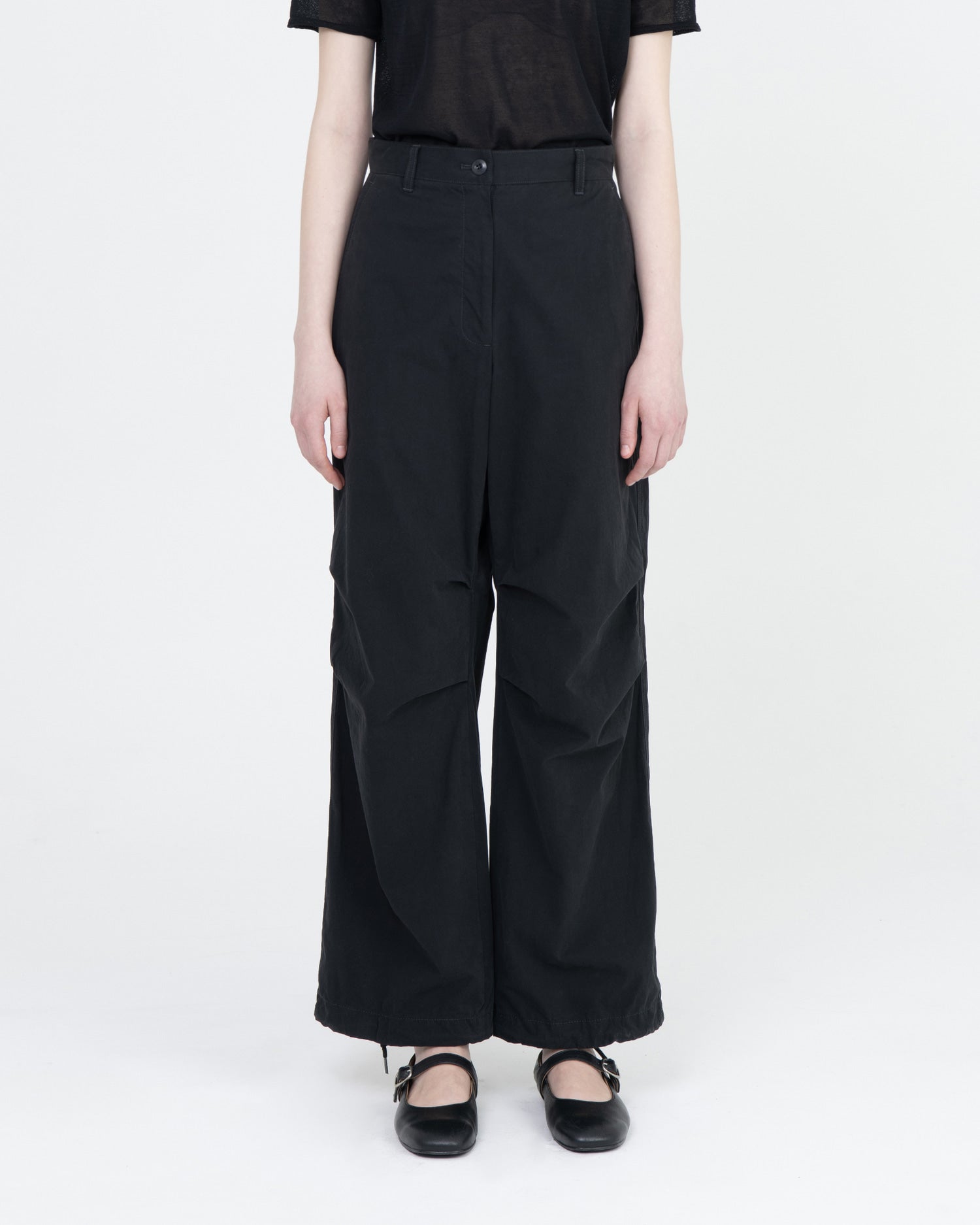 Brownyard - Washed Parachute Pants (Black) product image 1 | TRAB K-Fashion Australia