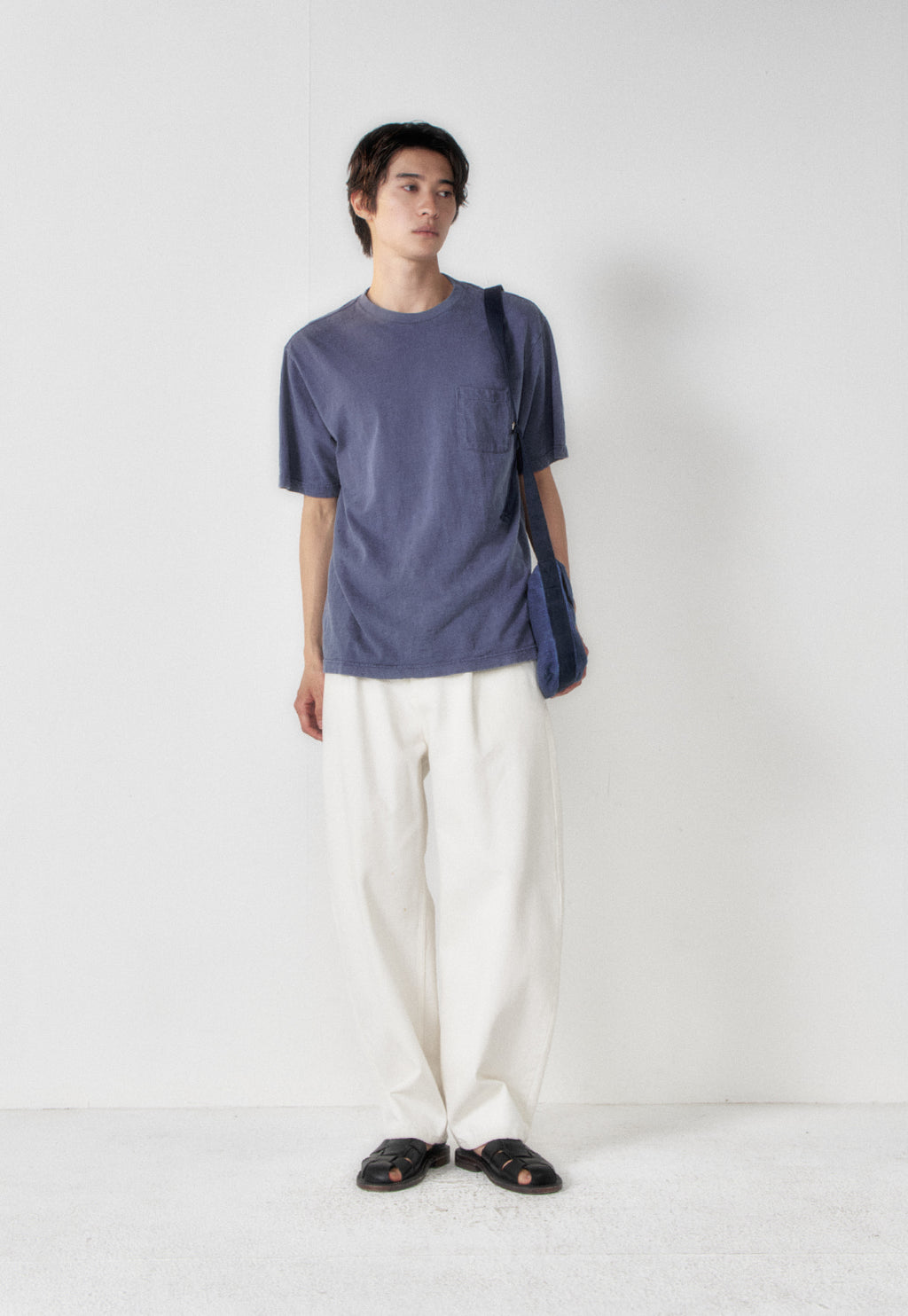 Art if acts - Garment Dyed Slub Pocket T-Shirt (French Blue) product image 5 | TRAB K-Fashion Australia
