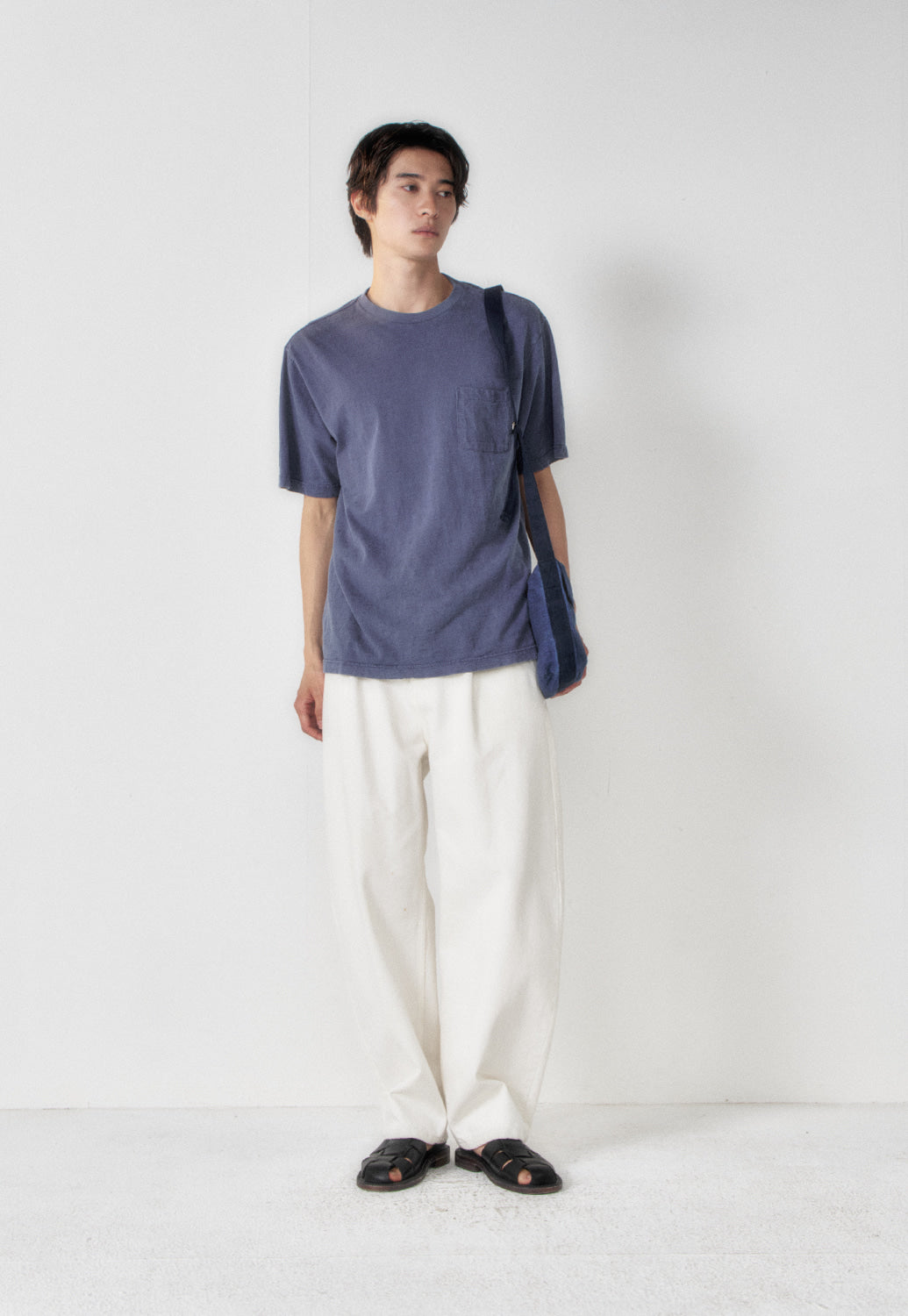 Art if acts - Garment Dyed Slub Pocket T-Shirt (French Blue) product image 5 | TRAB K-Fashion Australia