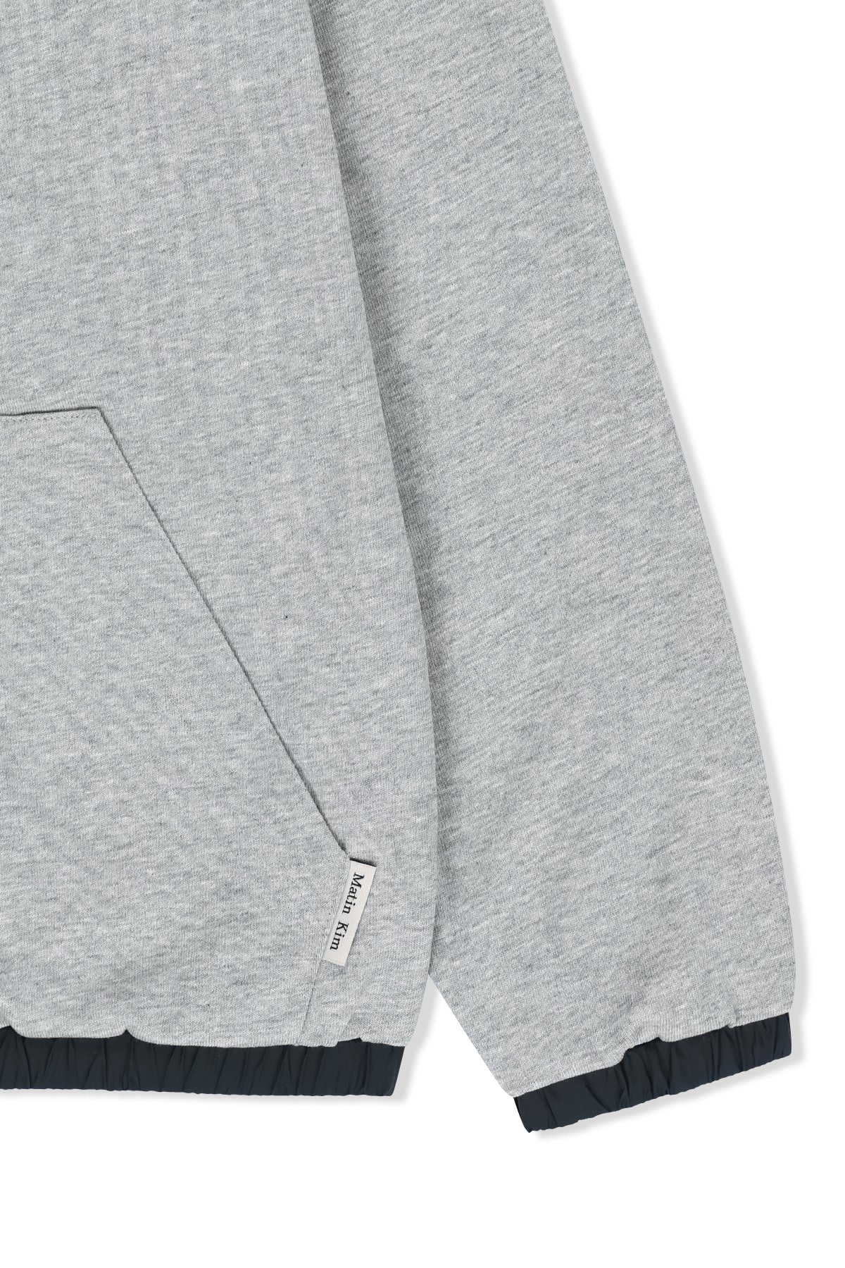Matin Kim - Double Face Hoody Zip Up (Navy) product image 9 | TRAB K-Fashion Australia
