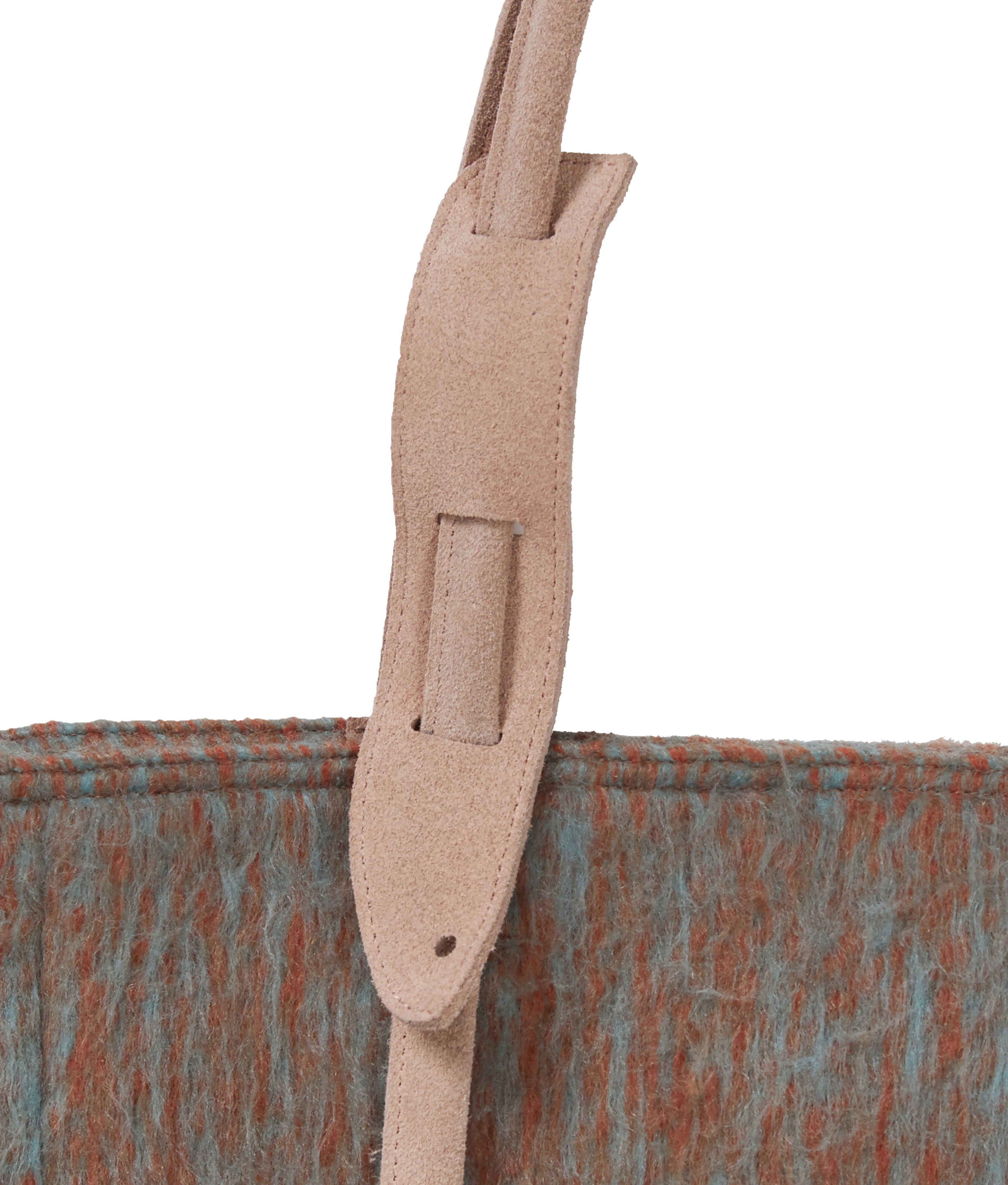 XLIM - Ep.8 Synopsis 01 Fur Bag (Orange / Mint) product image 5 | TRAB K-Fashion Australia