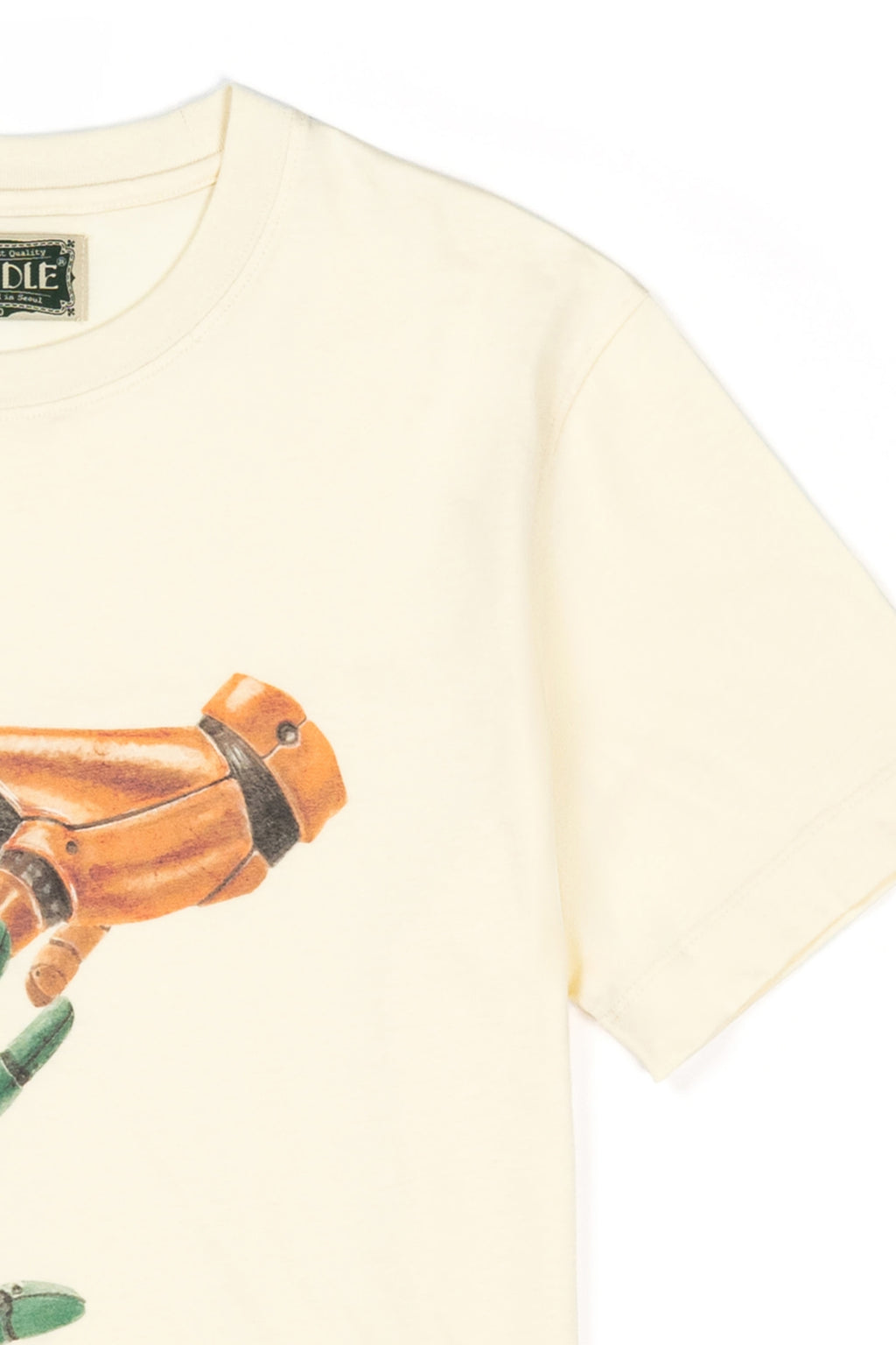 Ioedle - Emotion Synchronization T-Shirt (Ivory) product image 1 | TRAB K-Fashion Australia