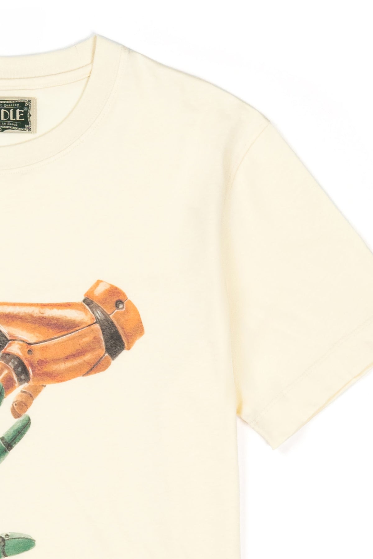 Ioedle - Emotion Synchronization T-Shirt (Ivory) product image 1 | TRAB K-Fashion Australia