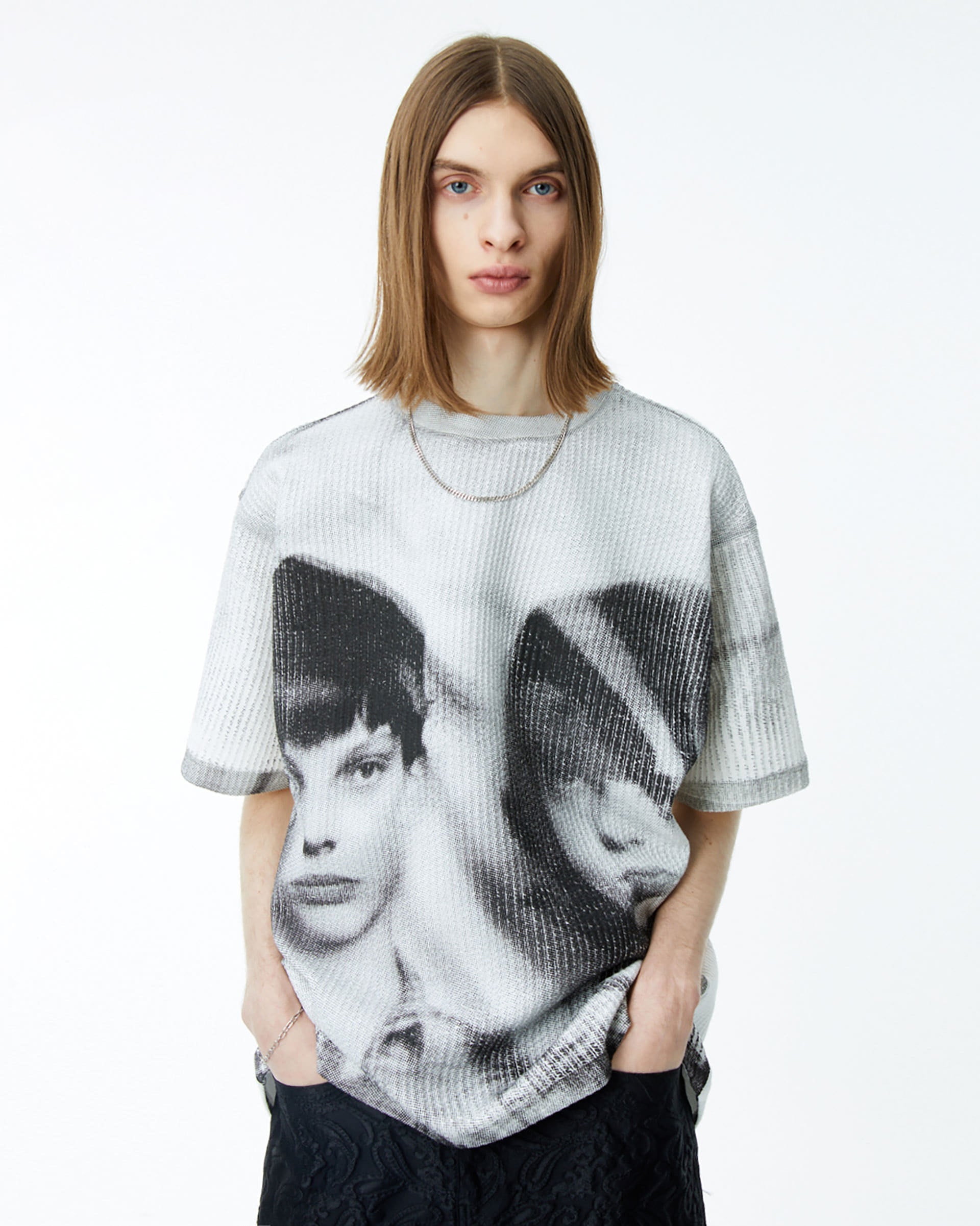 Ader Error - Twin face t-shirt 01 (Off white) product image 2 | TRAB K-Fashion Australia