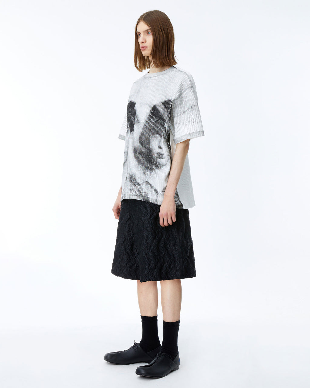 Ader Error - Twin face t-shirt 01 (Off white) product image 4 | TRAB K-Fashion Australia