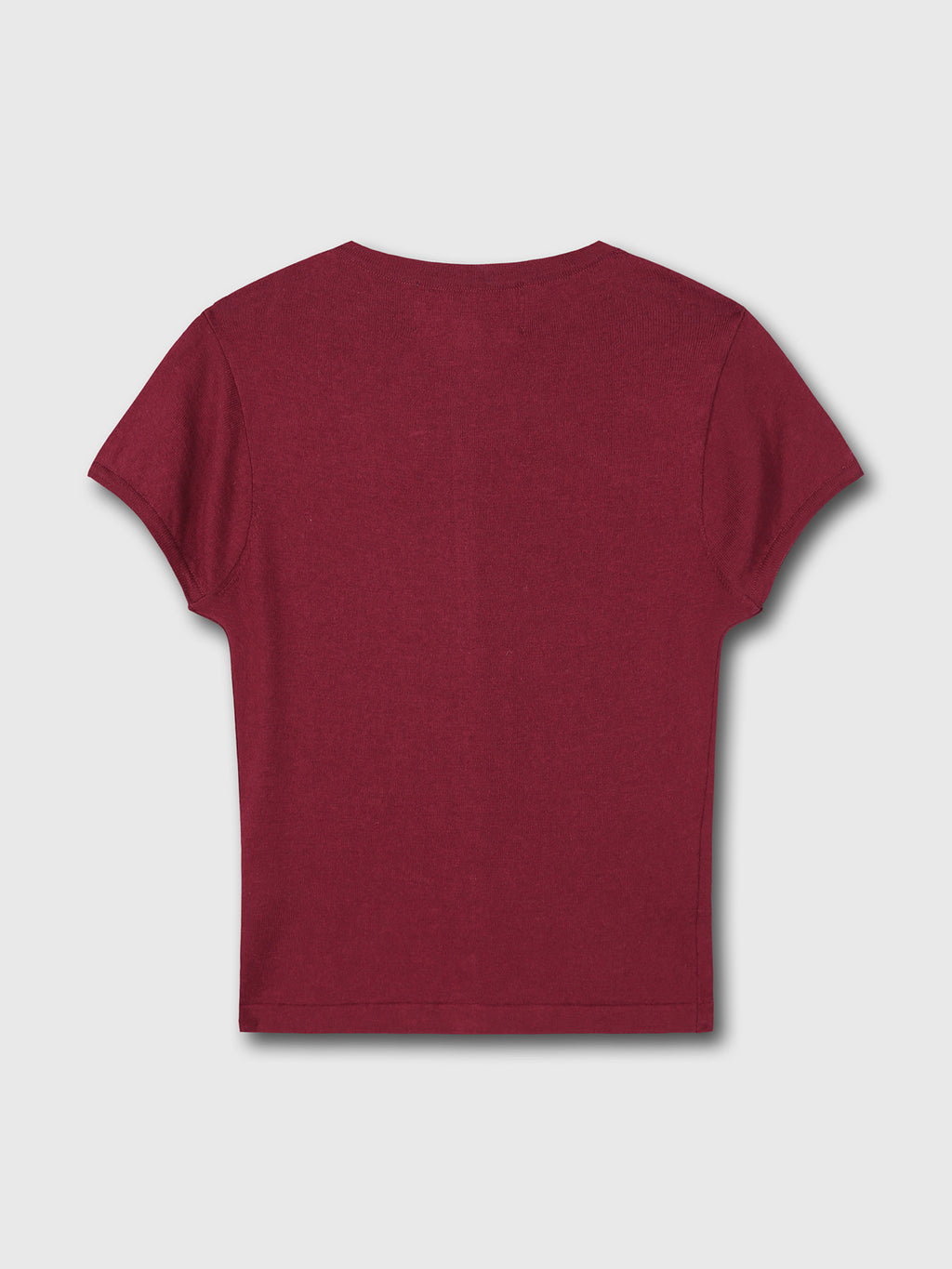Tonywack - Silk Cotton Cap Sleeve Cardigan (Red) product image 9 | TRAB K-Fashion Australia