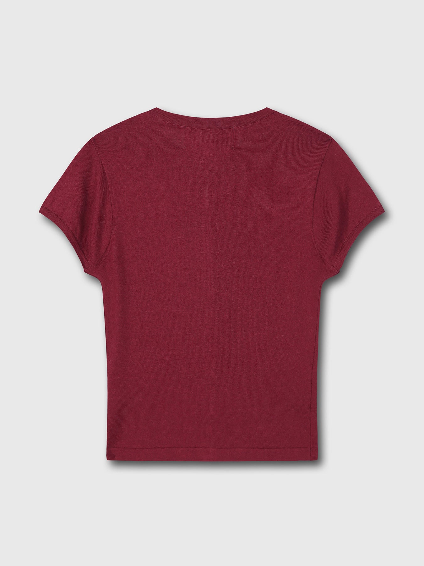 Tonywack - Silk Cotton Cap Sleeve Cardigan (Red) product image 9 | TRAB K-Fashion Australia