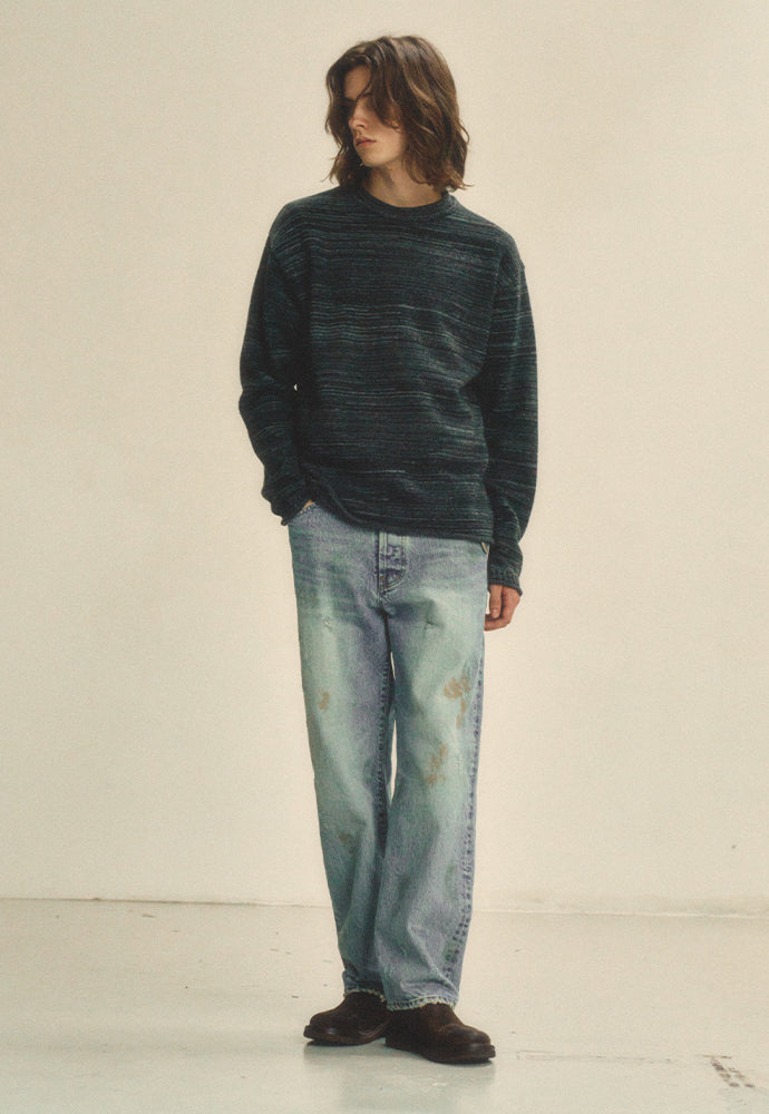 Art if acts - Melange Roll up Pullover Knit (Cliff Charcoal) product image 5 | TRAB K-Fashion Australia