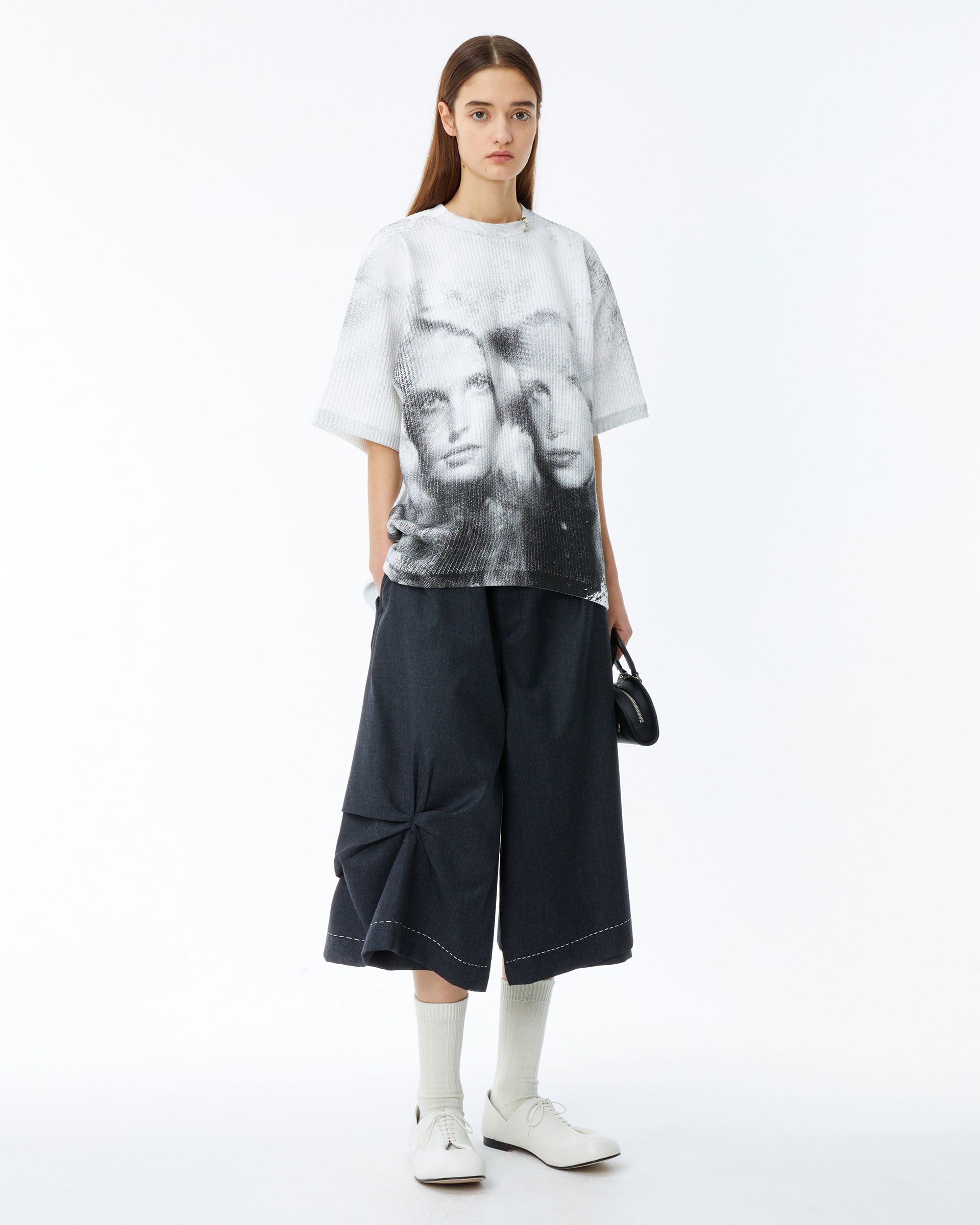 Ader Error - Twin face t-shirt 02 (Off white) product image 1 | TRAB K-Fashion Australia