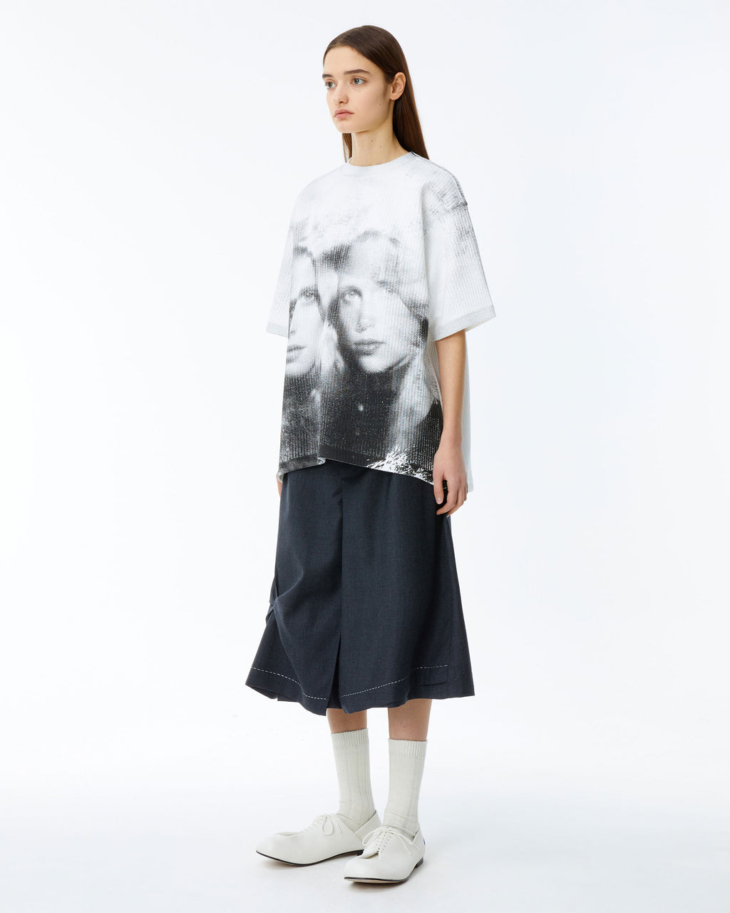 Ader Error - Twin face t-shirt 02 (Off white) product image 4 | TRAB K-Fashion Australia
