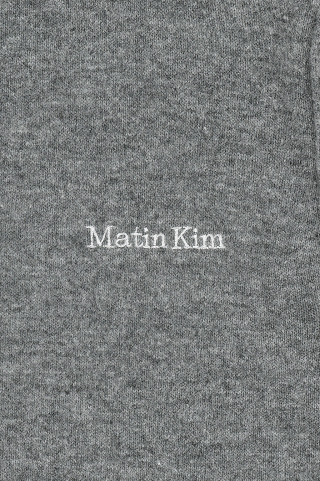Matin Kim - Cashmere Blended Cutline Round Cardigan (Grey) product image 6 | TRAB K-Fashion Australia