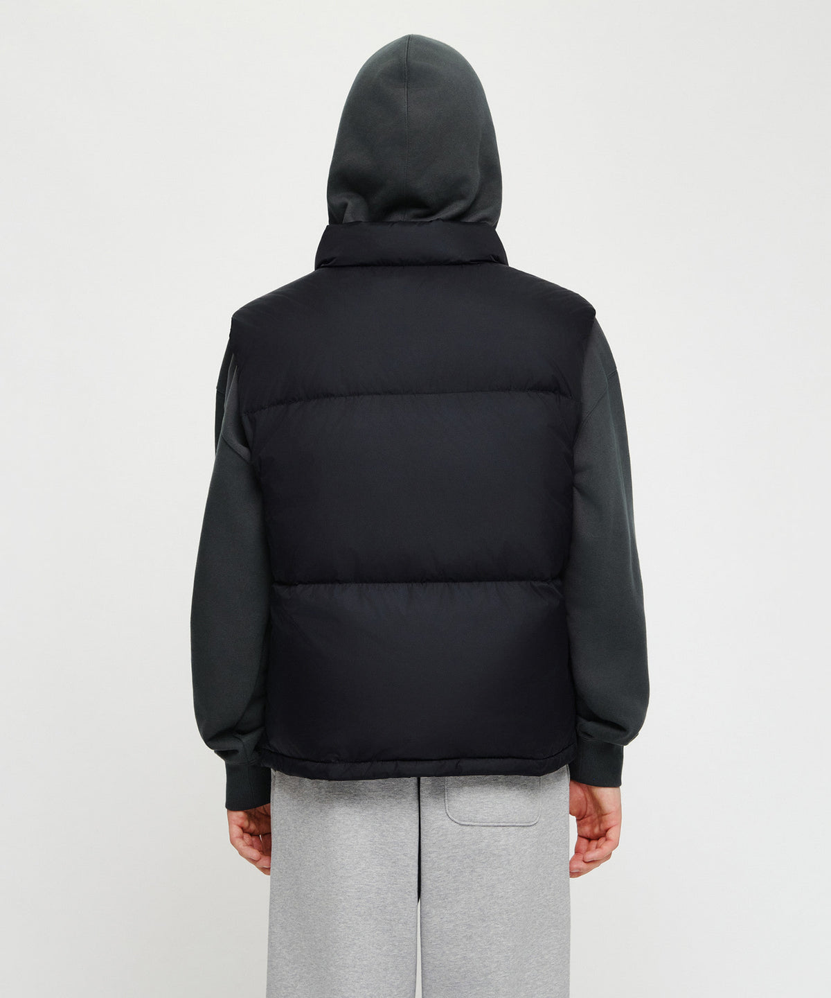 Marithe & Francois Girbaud - High Neck Down Vest (Black) product image 3 | TRAB K-Fashion Australia