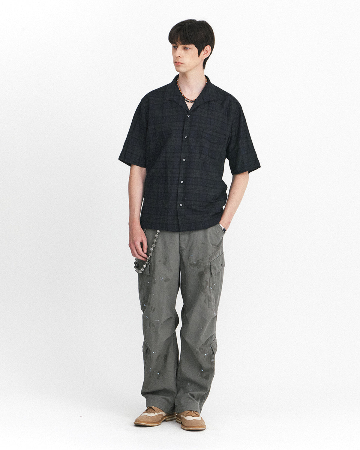 Eastlogue - Nomad Half Shirts (Black Watch Check) product image 4 | TRAB K-Fashion Australia