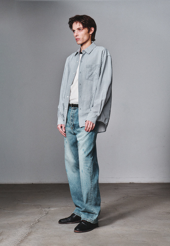 Art if acts - Regular 5P Denim Pants (Used Light Blue) product image 2 | TRAB K-Fashion Australia