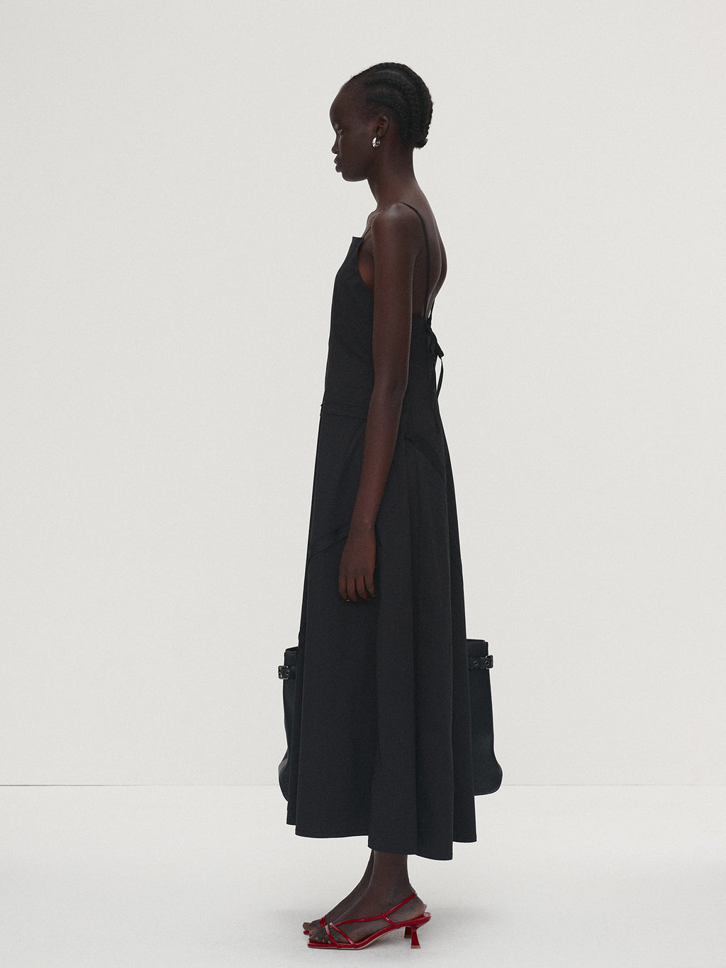 Tonywack - Light Cotton Strap Dress (Black) product image 4 | TRAB K-Fashion Australia