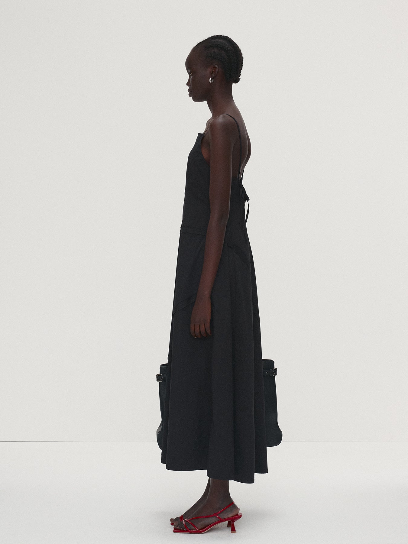 Tonywack - Light Cotton Strap Dress (Black) product image 4 | TRAB K-Fashion Australia