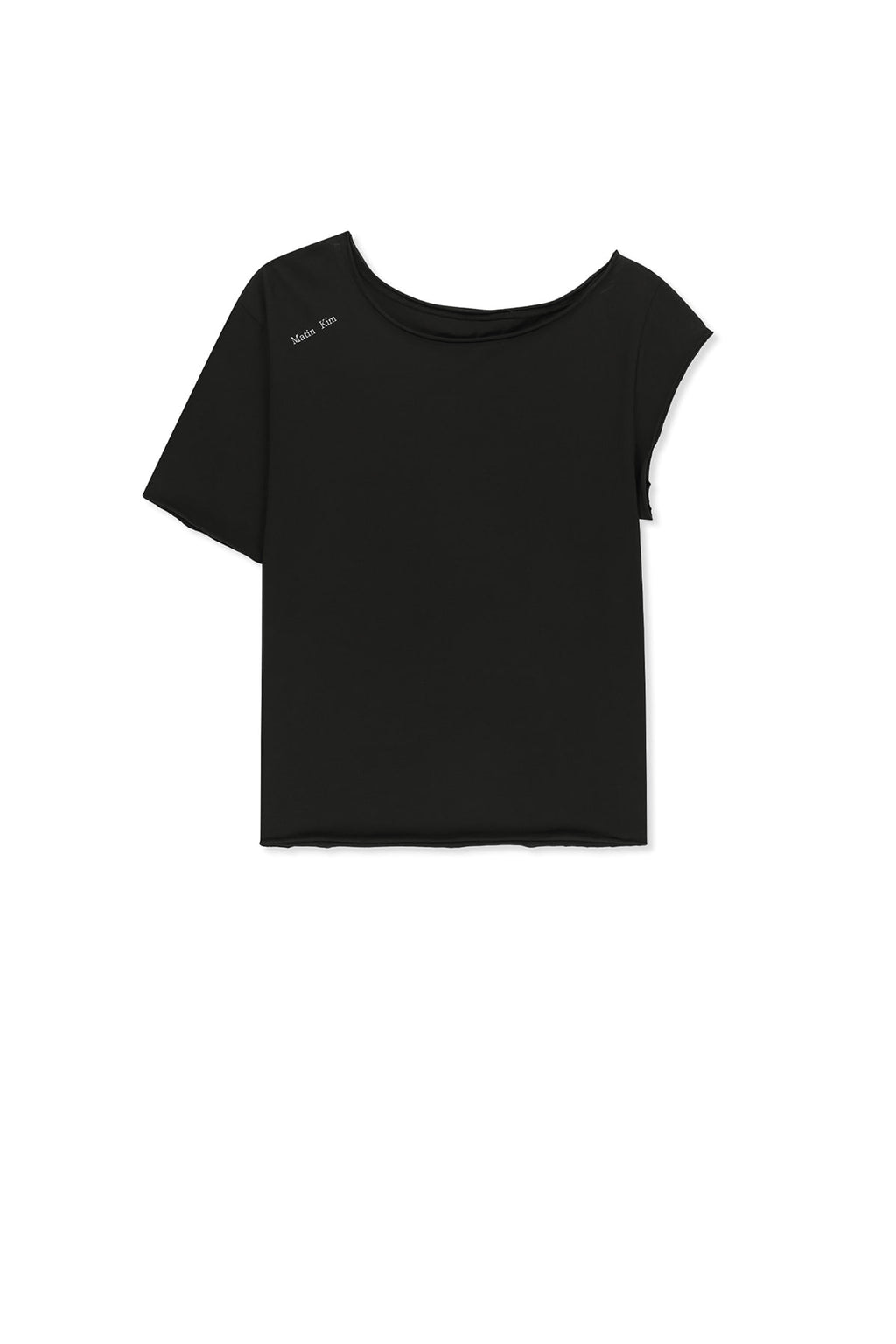 Matin Kim - Asymmetric Off Shoulder Top (Black) product image 1 | TRAB K-Fashion Australia