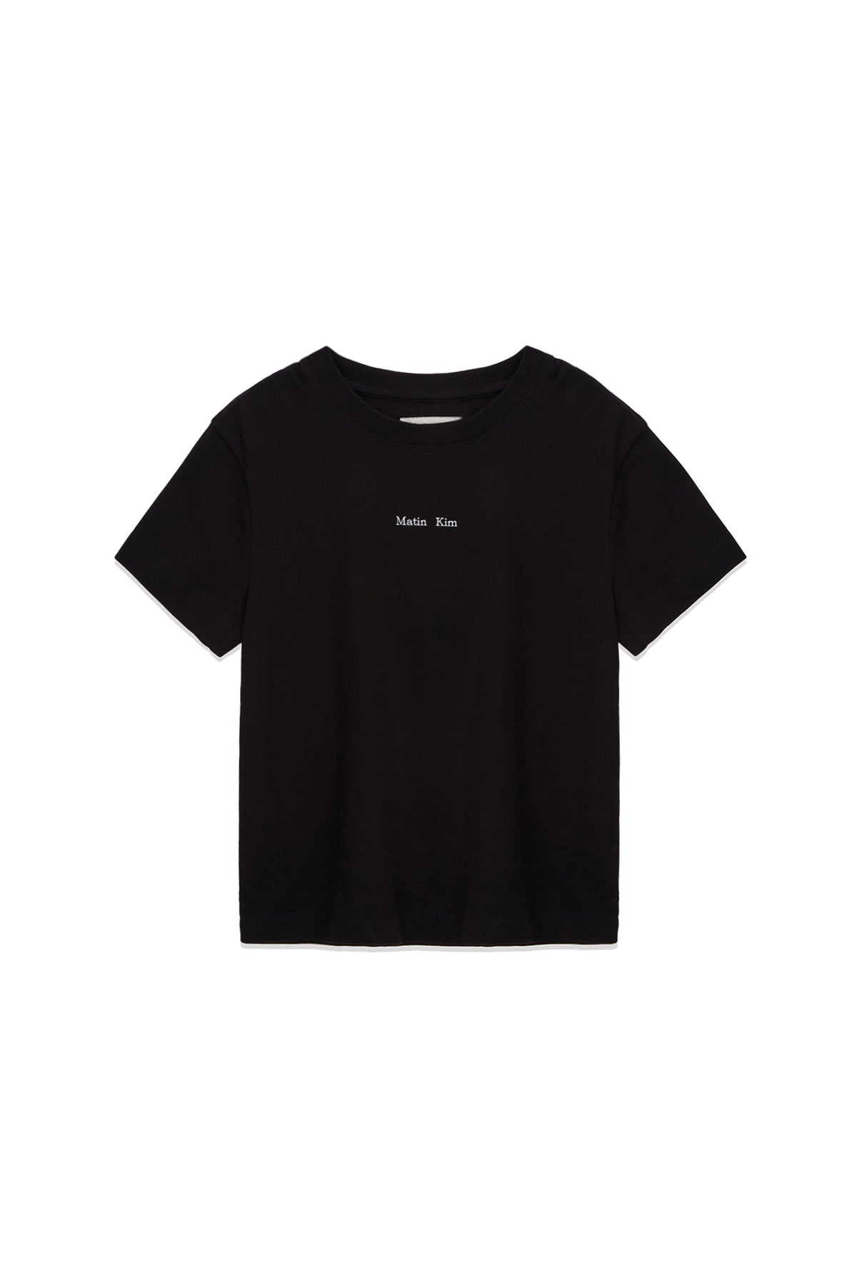 Matin Kim - Hangeul Logo Small Archive Top (Black) product image 1 | TRAB K-Fashion Australia