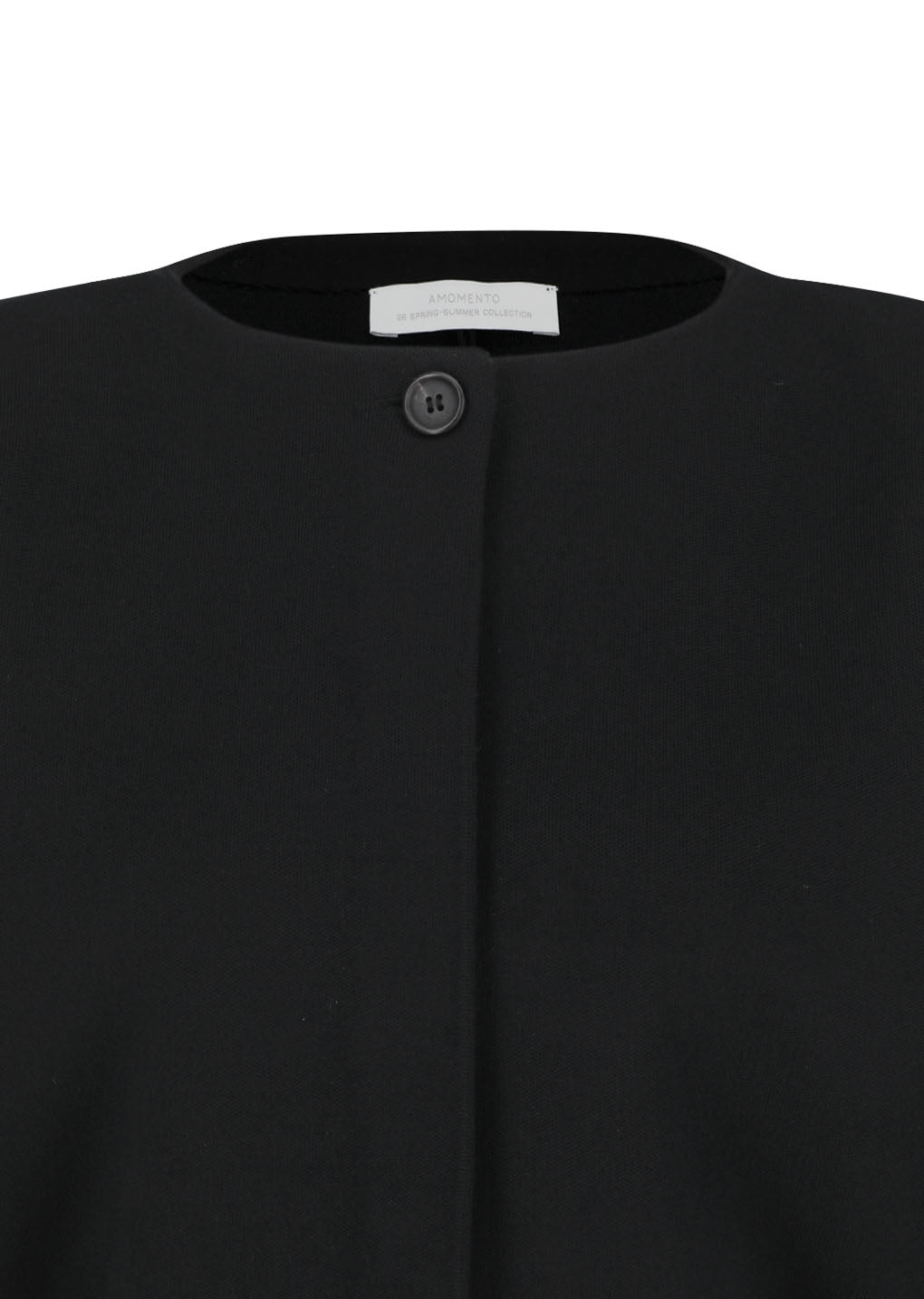 Amomento - Curved Silhouette Cardigan (Black) product image 7 | TRAB K-Fashion Australia