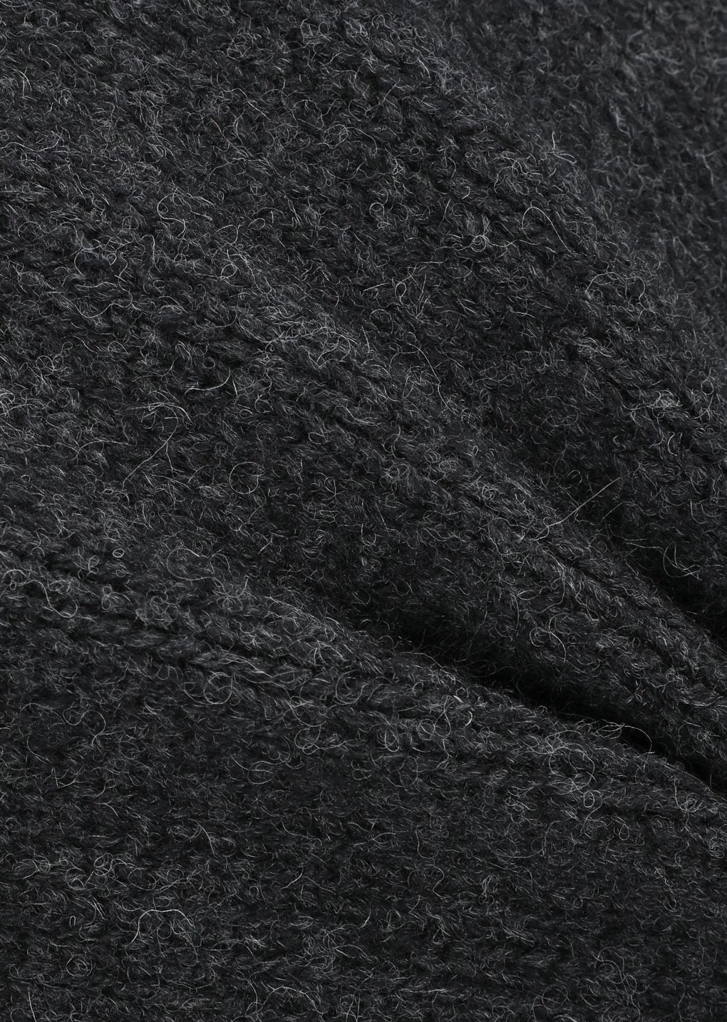 Amomento - Shetland wool v-neck knit (Charcoal) product image 6 | TRAB K-Fashion Australia